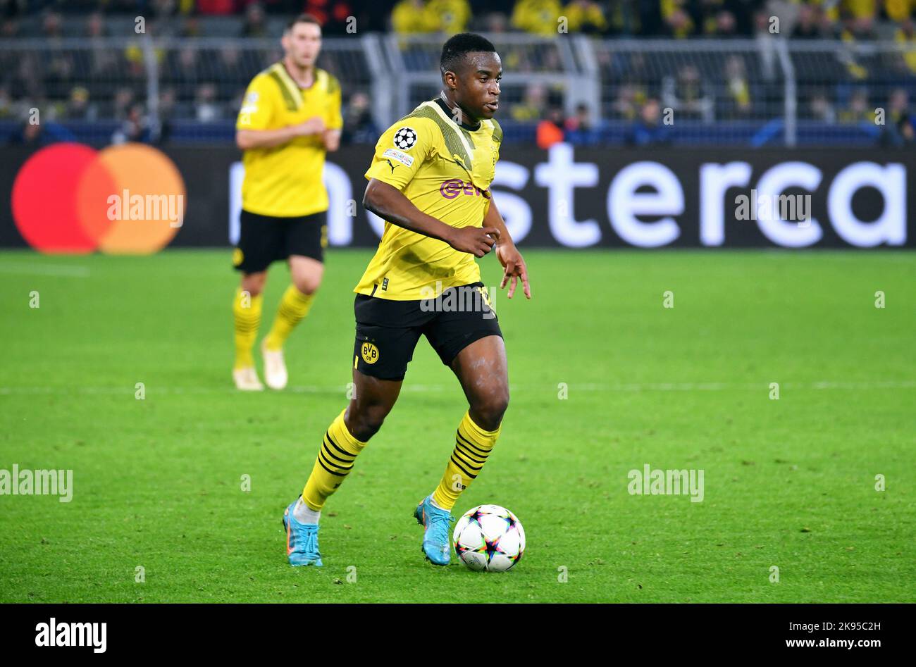 Ligue des champions de l'UEFA, signal Iduna Park Dortmund, Bor. Dortmund contre Manchester City ; Banque D'Images