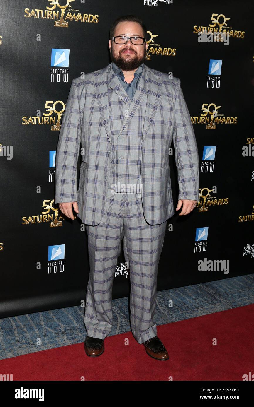 LOS ANGELES - octobre 25 : Chaz Bono aux prix Saturn 50th - arrivées au centre de congrès Marriott sur 25 octobre 2022 à Burbank, Californie (photo par Katrina Jordan/Sipa USA) Banque D'Images