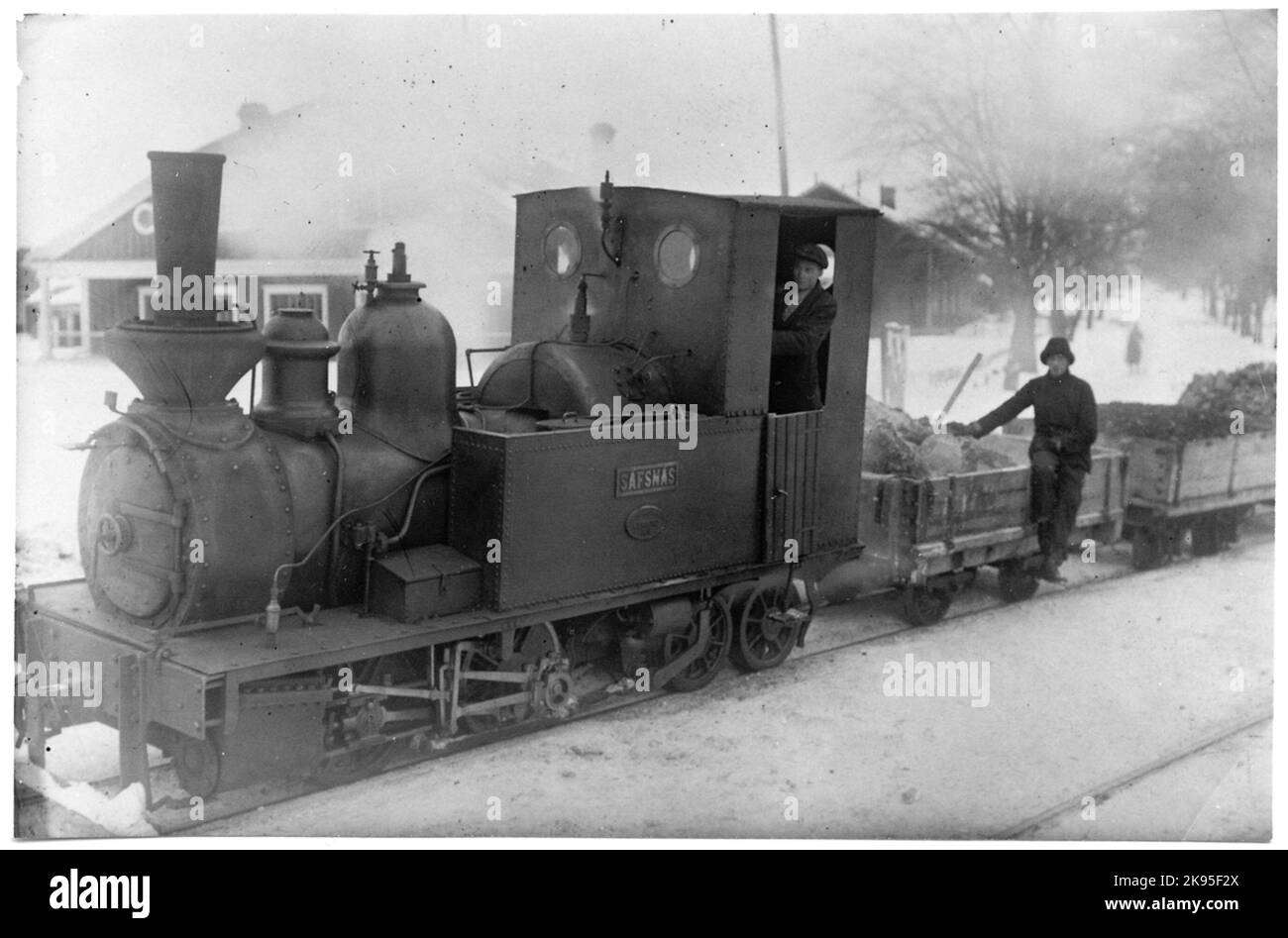 Säfsnäs Railway, Svj Lok 3 'Säfsnäs'. Banque D'Images