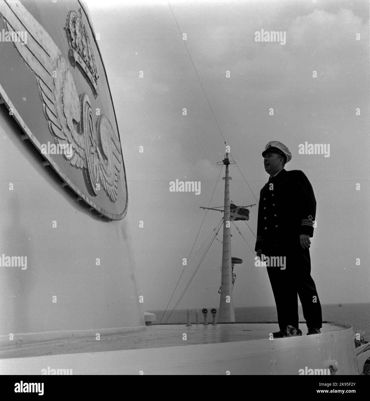 M/S Trelleborg, capitaine Larsson Banque D'Images M/S Trelleborg, capitaine Larsson Banque D'Images