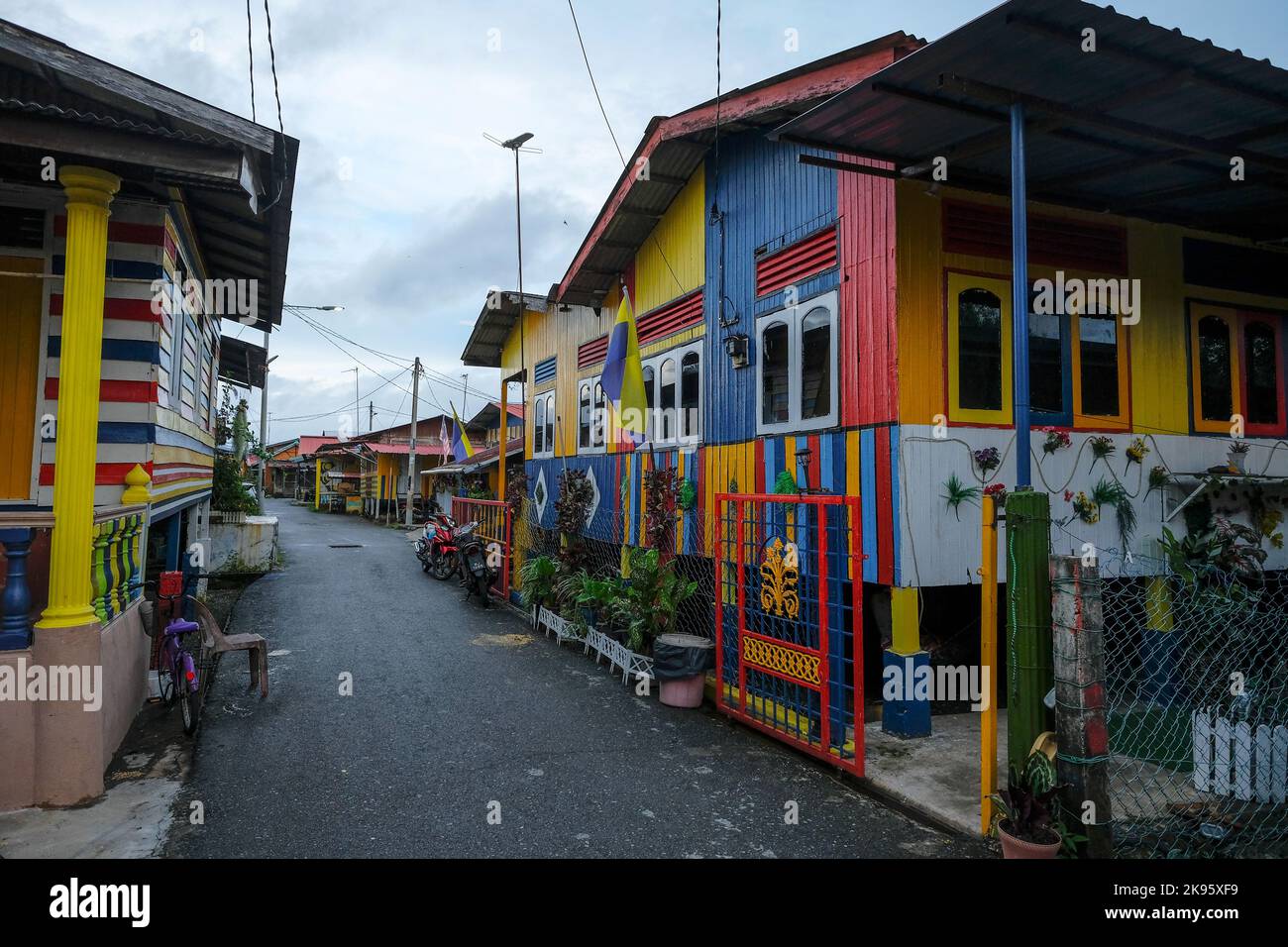 Kuala Perlis, Malaisie - octobre 2022 : vues de Kuala Perlis à l'extrémité nord-ouest de la péninsule malaisienne sur 15 octobre 2022 en Malaisie. Banque D'Images