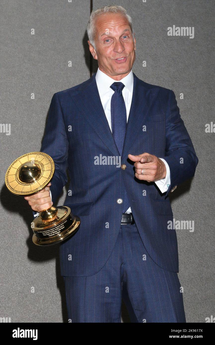 Burbank, CA. 25th octobre 2022. Patrick Fabian dans la salle de presse pour les Prix Saturn du 50th anniversaire - salle de presse, le Centre des congrès de l'hôtel Marriott Burbank Airport, Burbank, CA 25 octobre 2022. Crédit : Priscilla Grant/Everett Collection/Alay Live News Banque D'Images