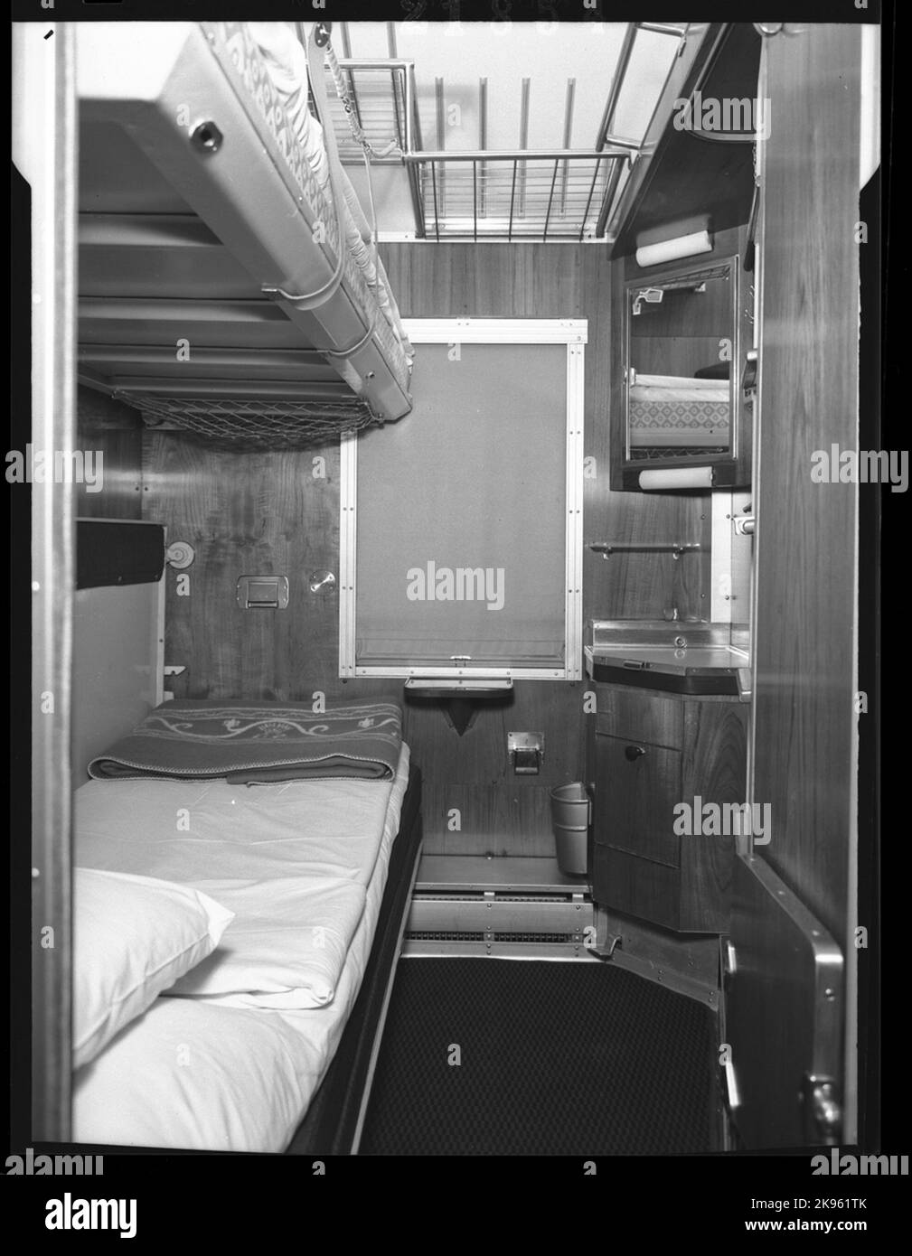 Intérieur en SJ Wlabo6. Chariot en veille. Banque D'Images