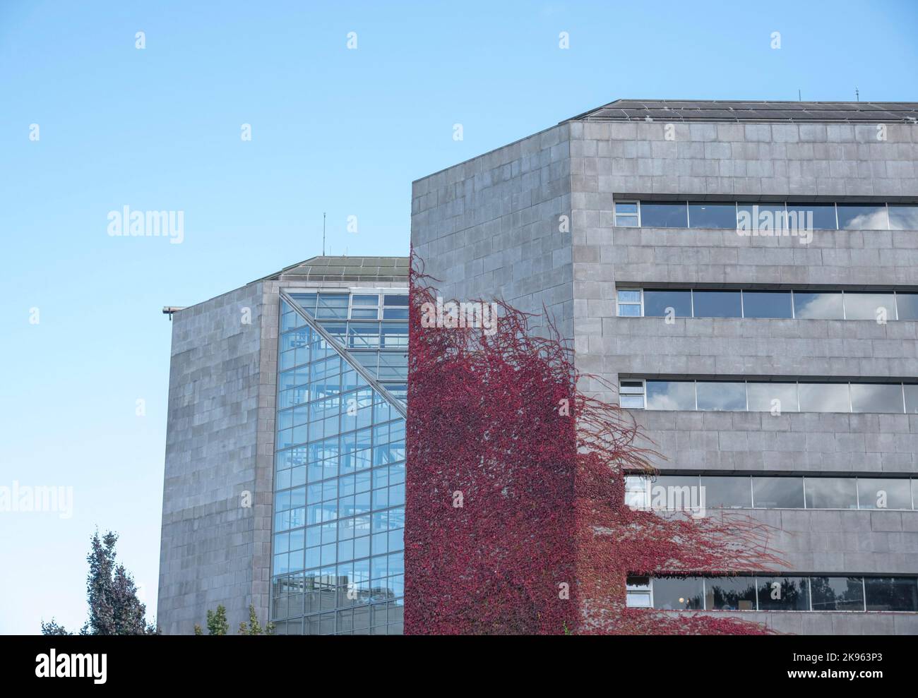 Jusqu'à la à la controverse des bureaux municipaux de Wood Quay à Dublin, Irlande Banque D'Images