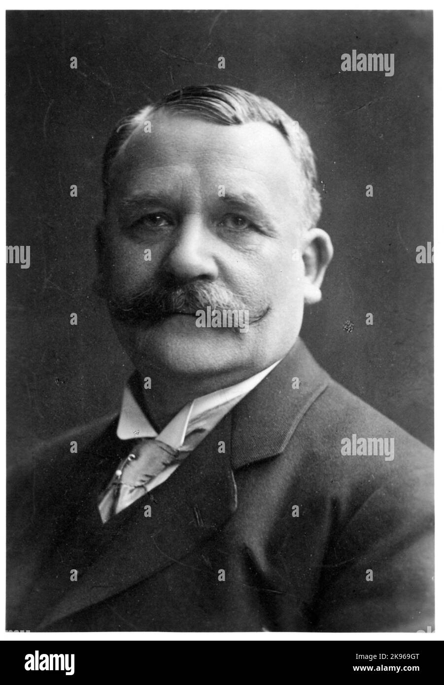 Directeur de l'expédition Carl Adolf Unnérus. Chemins de fer nationaux, SJ. Banque D'Images