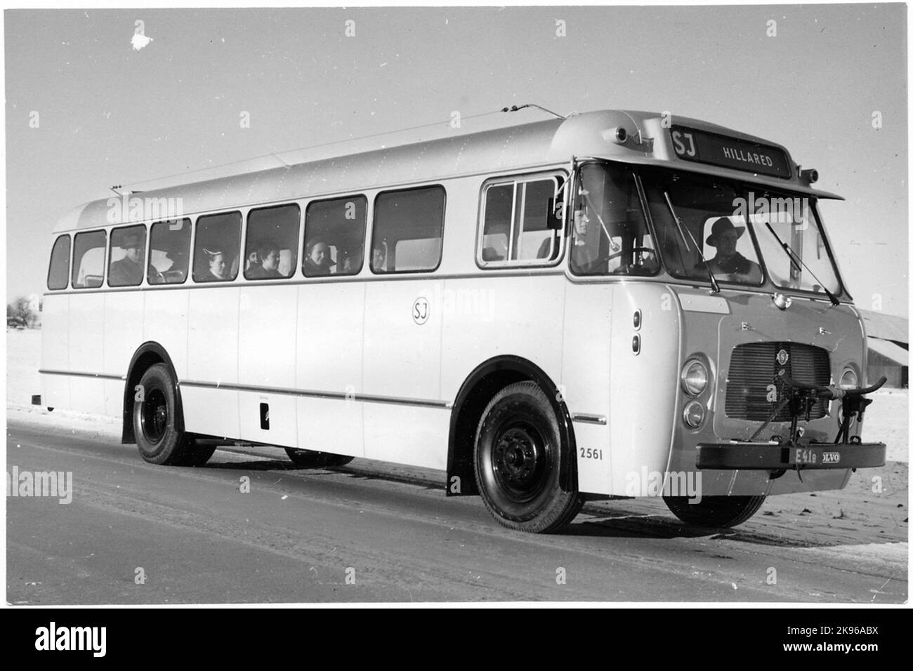 Chemins de fer d'État, SJ bus 2561. Banque D'Images