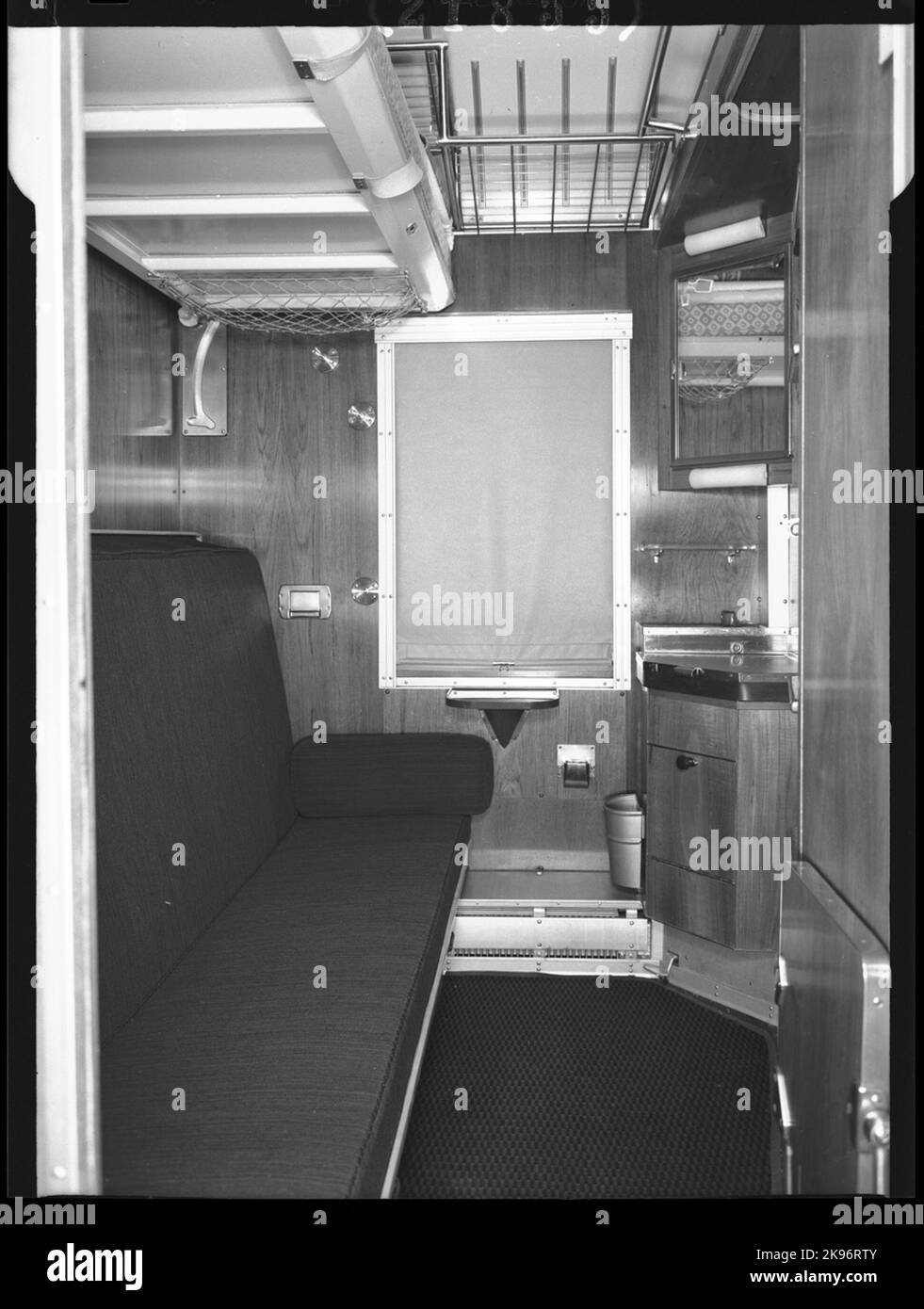 Intérieur en SJ Wlabo6. Chariot en veille. Banque D'Images