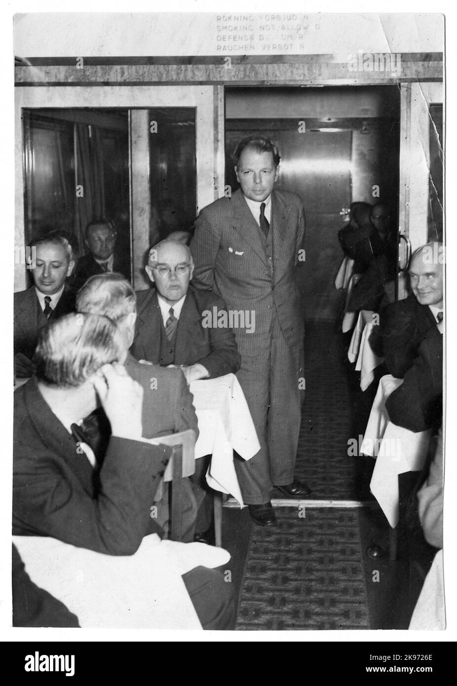 Ingénieur signal Herman Holmqvist. Banque D'Images