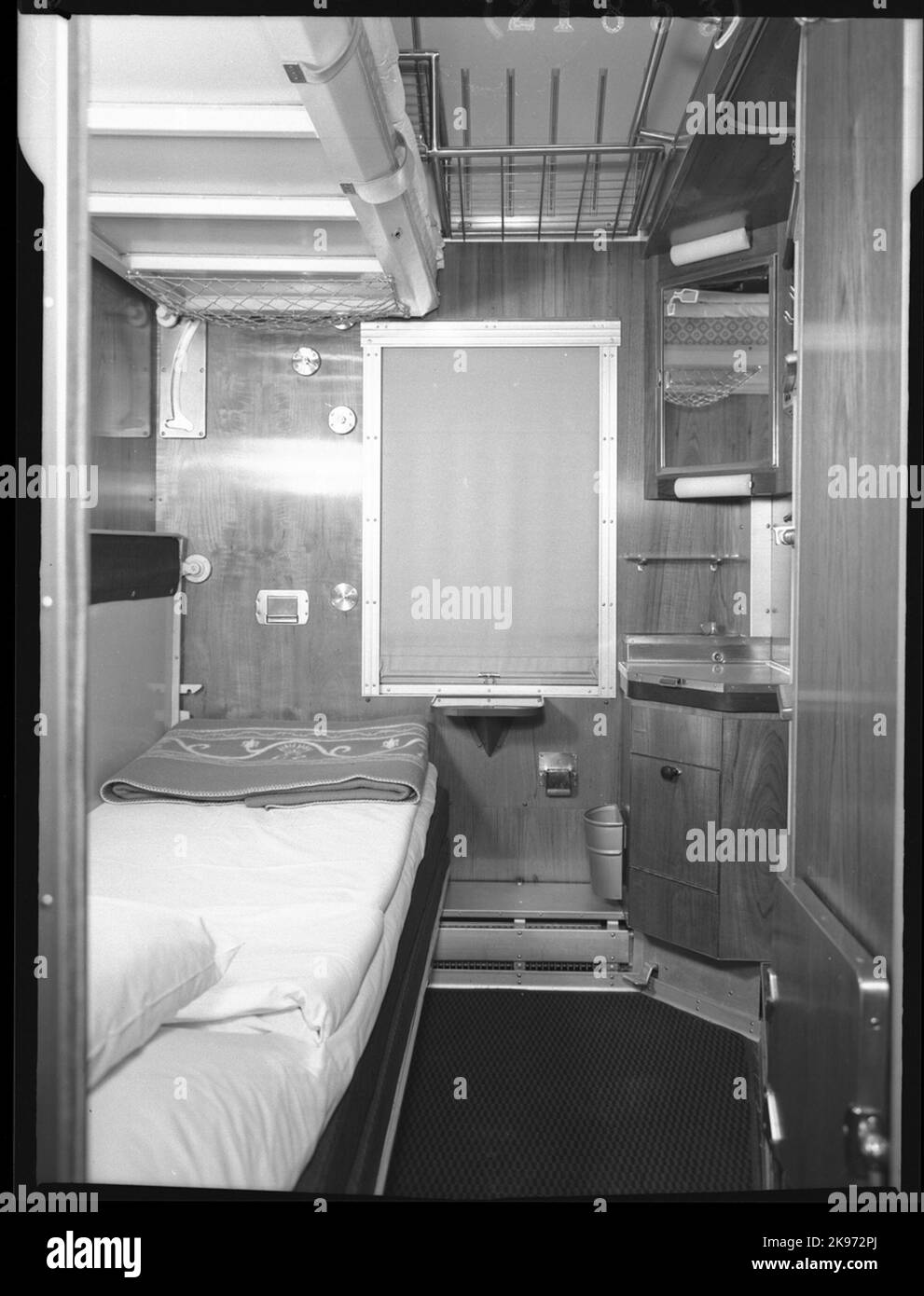 Intérieur en SJ Wlabo6. Chariot en veille. Banque D'Images