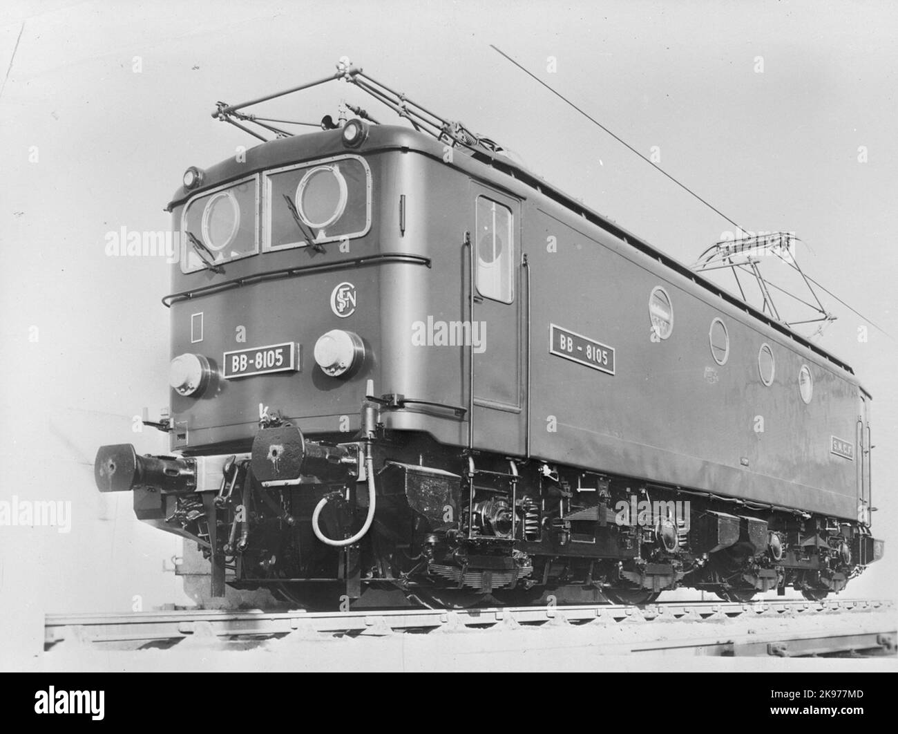 SNCF ELLOK BB-8105 la Compagnie des chemins de fer de l'Etat SNCF Banque D'Images