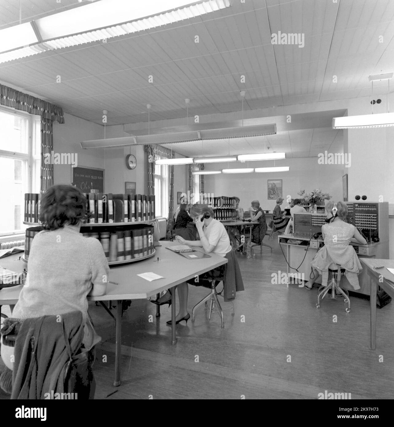 Distribution des lits et des places, Stockholm Central. Banque D'Images