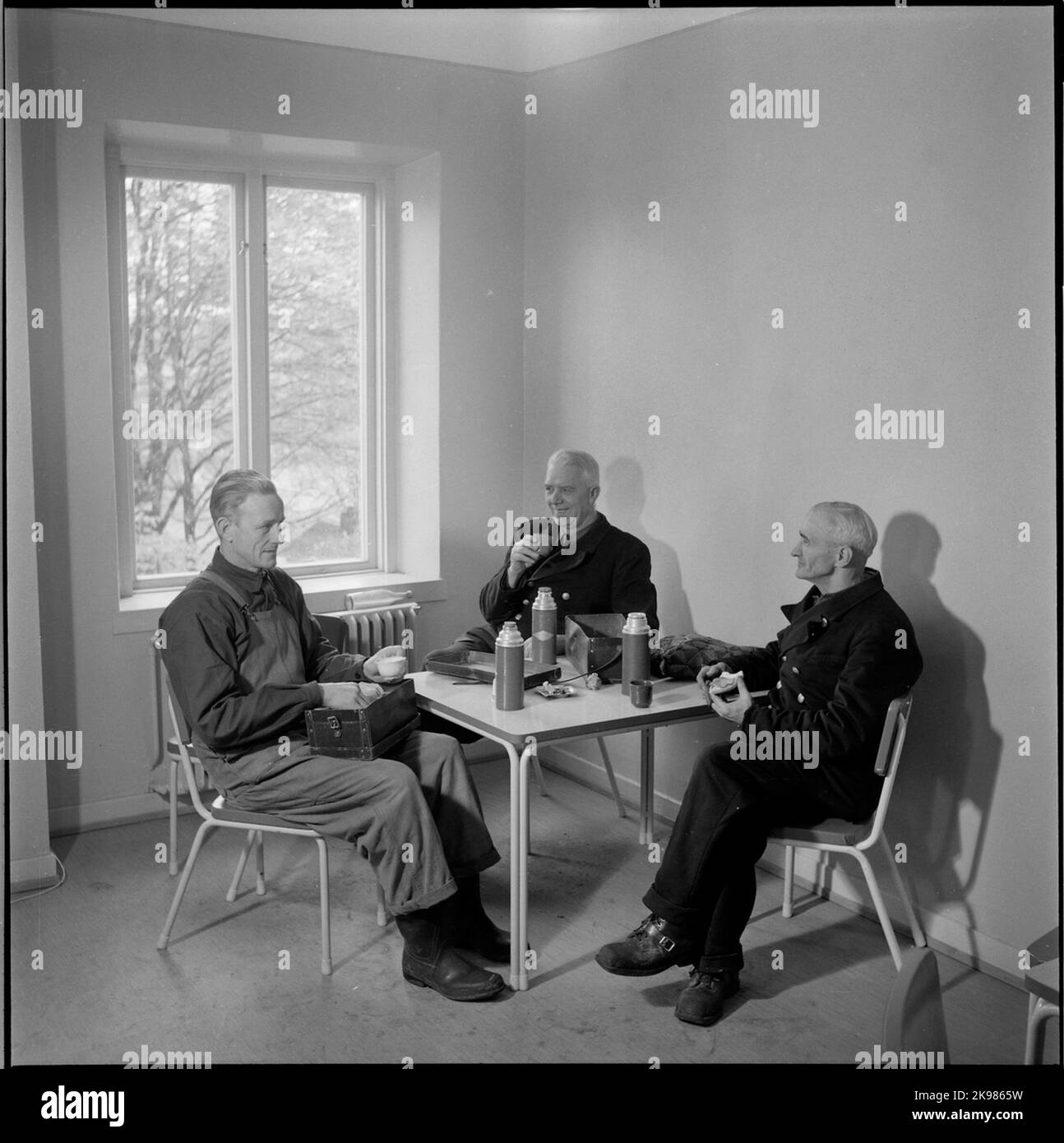 Pause-déjeuner. Banque D'Images