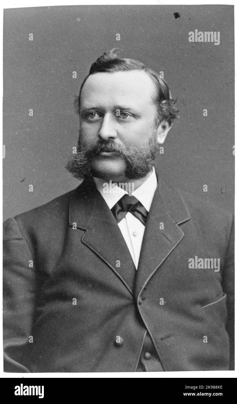 Stins Fredrik Albert Wettergren. Banque D'Images