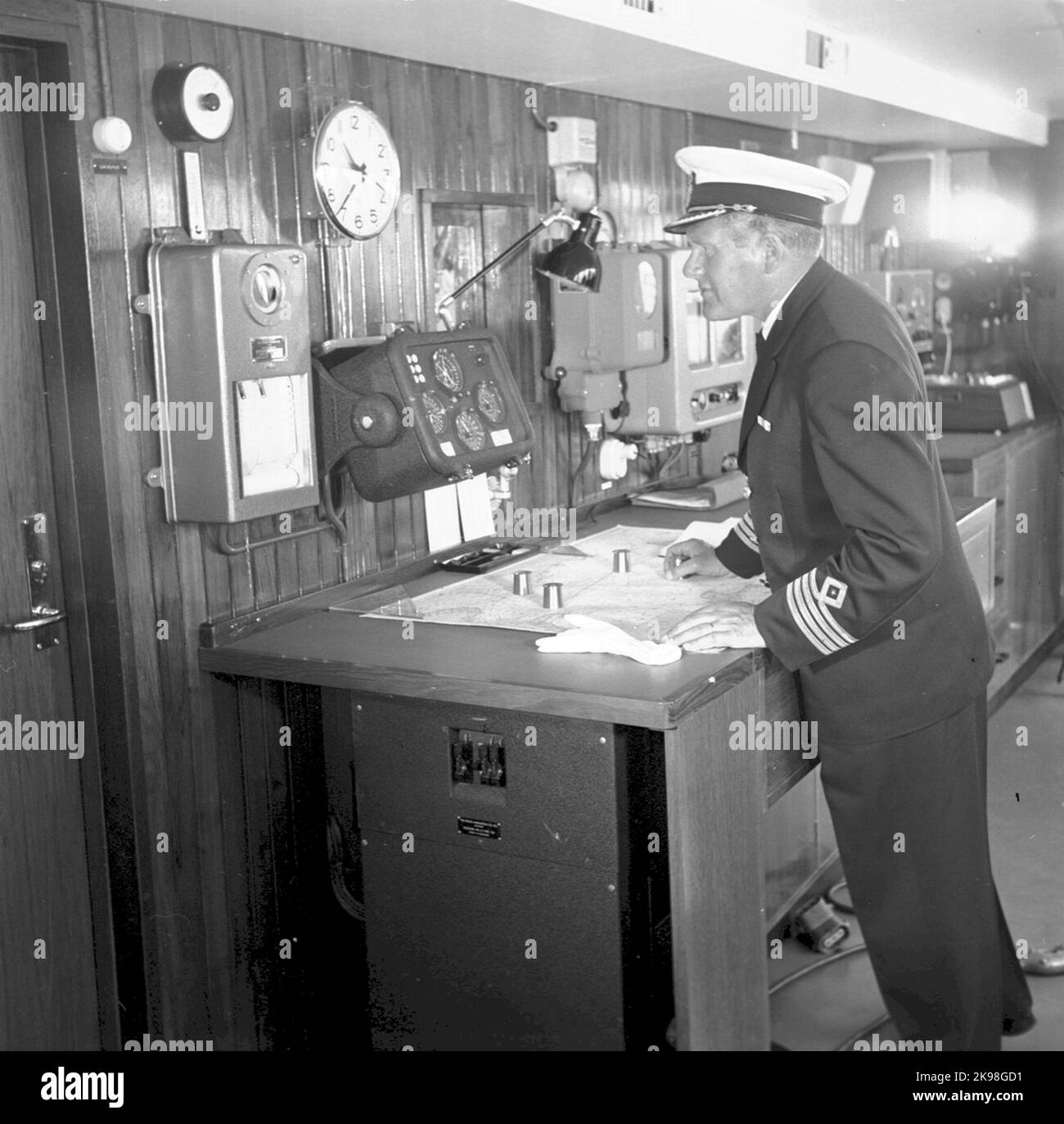 Commande Brygga au M/S Trelleborg Banque D'Images Commande Brygga au M/S Trelleborg Banque D'Images