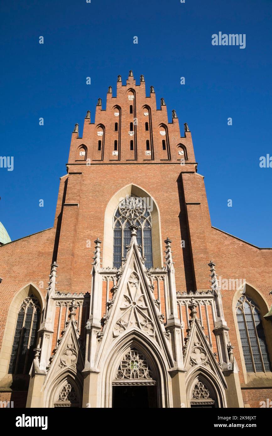 L'église des Pères dominicains, Cracovie, Pologne. Banque D'Images