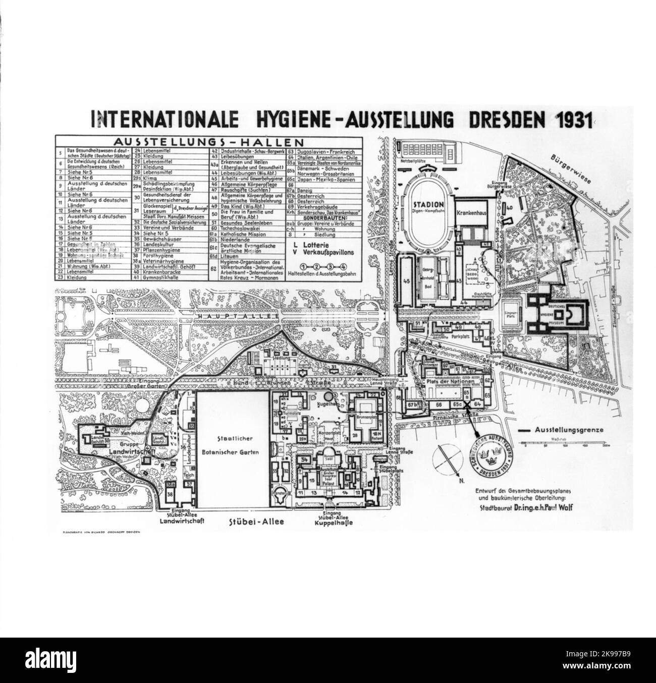 Vue sur la zone d'exposition, exposition Banque D'Images