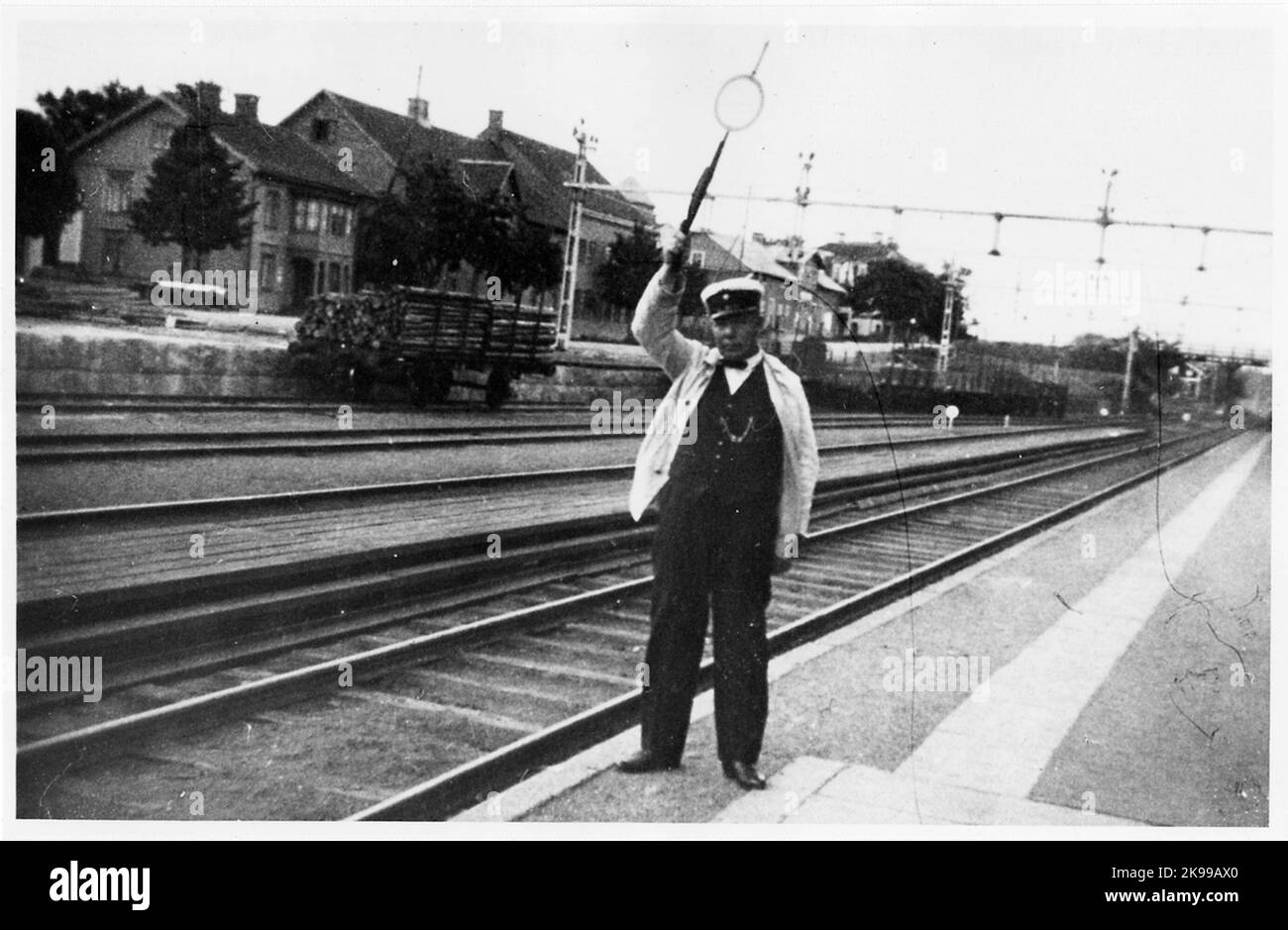 Assistant de trafic Karlsson. Banque D'Images