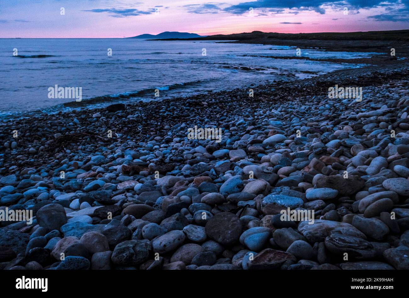 Rochers sur la rive à Streedagh point, comté de Sligo, Irlande Banque D'Images