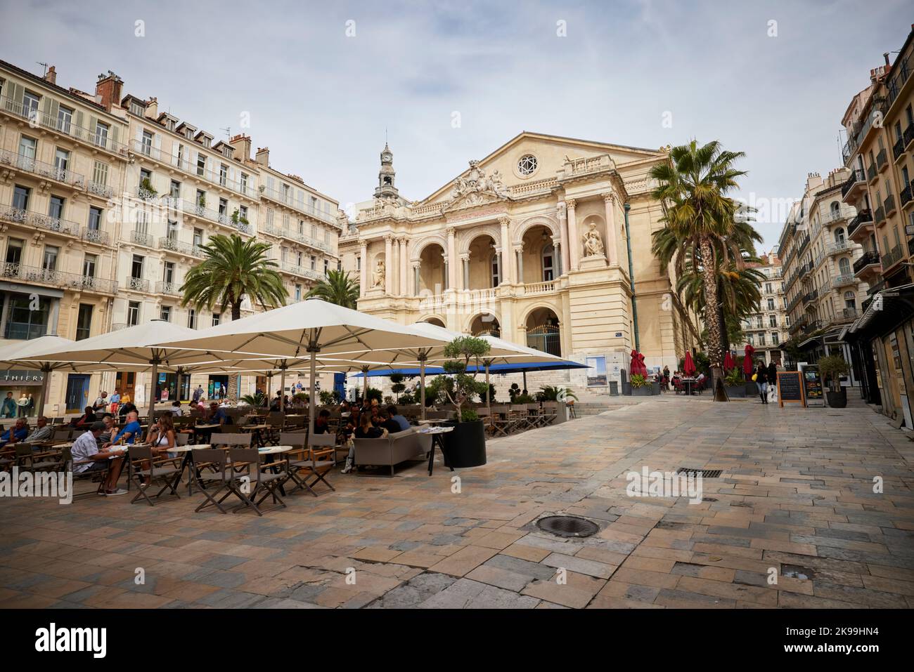 Ville portuaire de Toulon sur la côte méditerranéenne du sud de la France, Opéra de Toulon, opéra-théâtre Banque D'Images