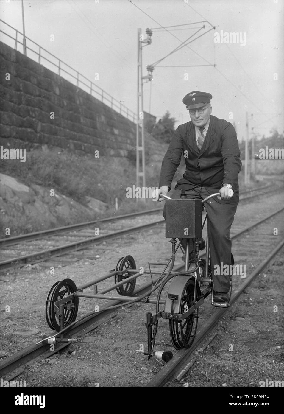 Commode de tramp à quatre roues SRJ Banque D'Images