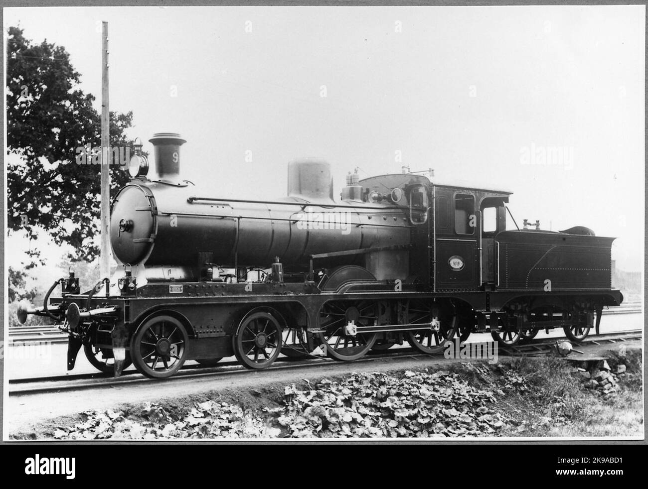 Örebro - Köpings Railway, Ökj Lok 9. Banque D'Images