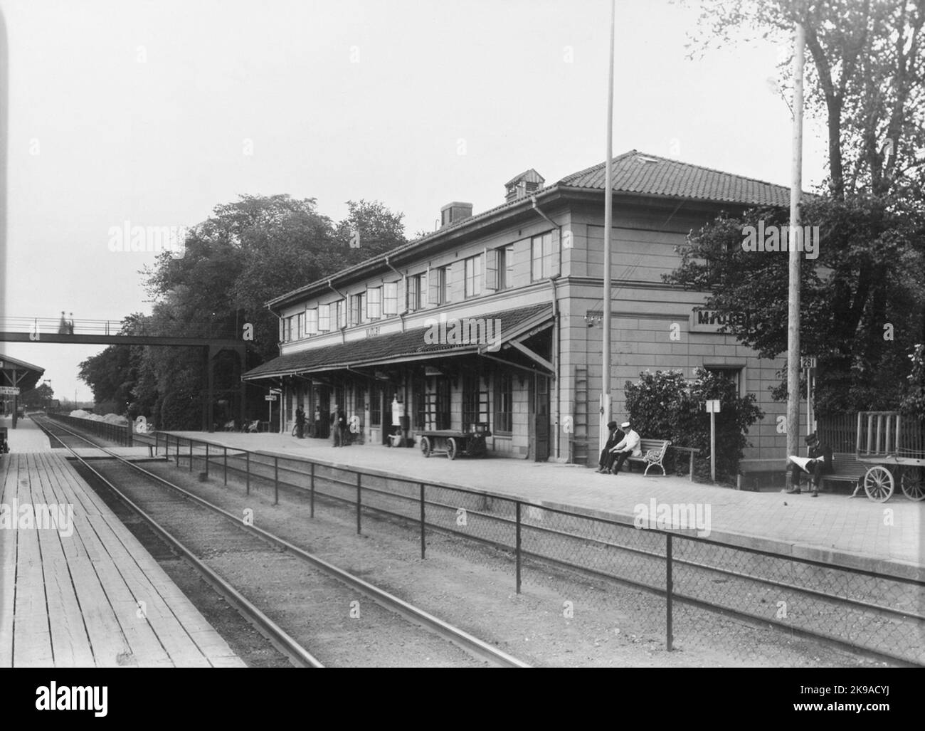Gare de Mjölby Banque D'Images