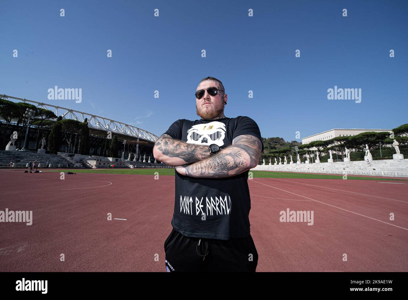 Rome, Italie. 26th octobre 2022. ** PAS DE WEB ET DE JOURNAUX UNIQUEMENT POUR L'ITALIE ** Rome, Présentation des matchs de boxe à l'Atlantique à Rome. Photo: Jay McFarlane crédit: Agence de photo indépendante/Alamy Live News Banque D'Images