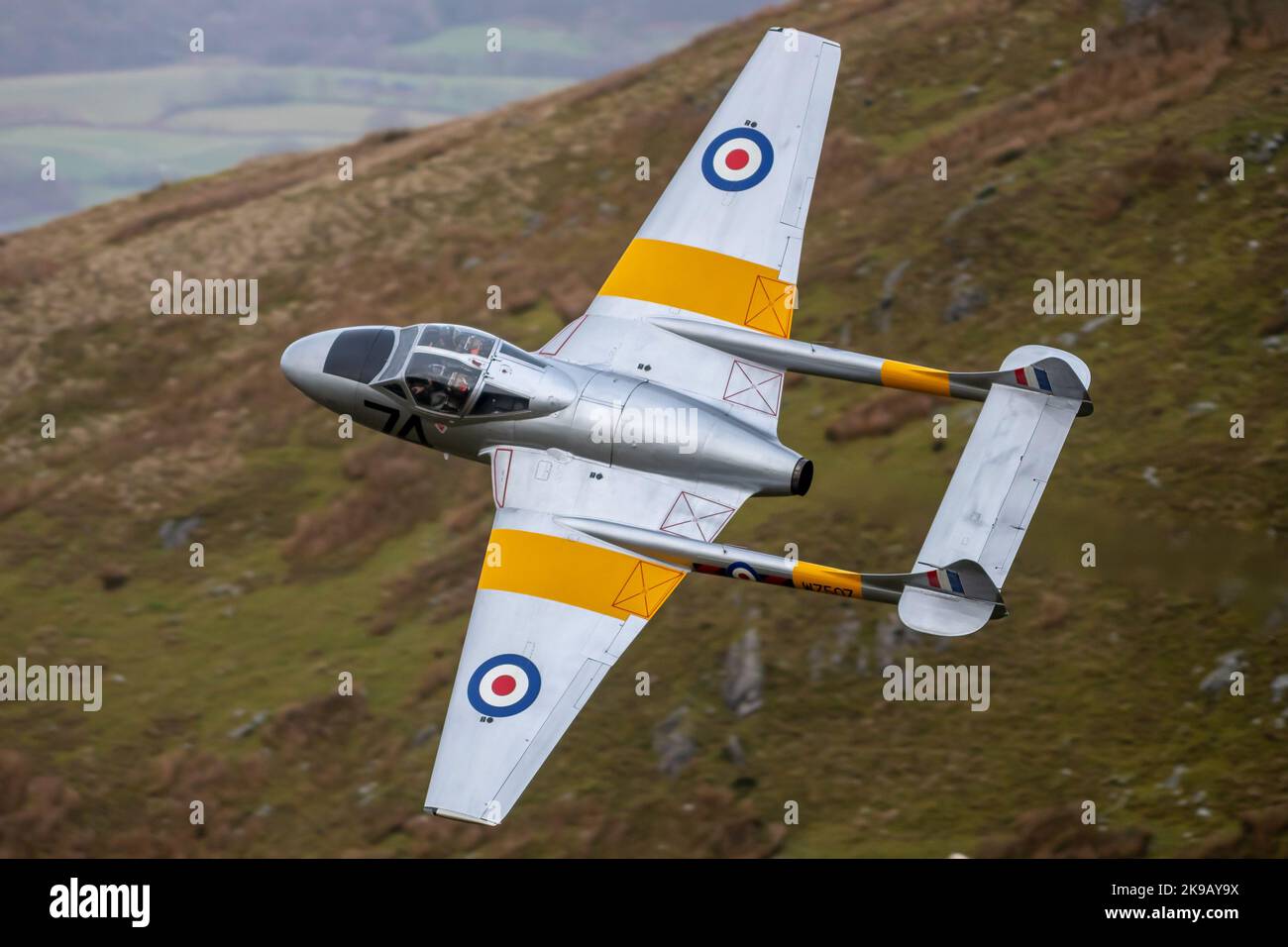 De Havilland Vampire Banque D'Images