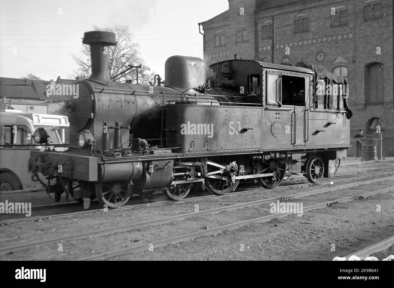 The State Railways, SJ W2T 4035, anciennement KVBJ Lok 2, anciennement VBLJ LOK 14, anciennement Vibj Lok 2 'SNAPANEN', anciennement KWJ Lok 15 Banque D'Images