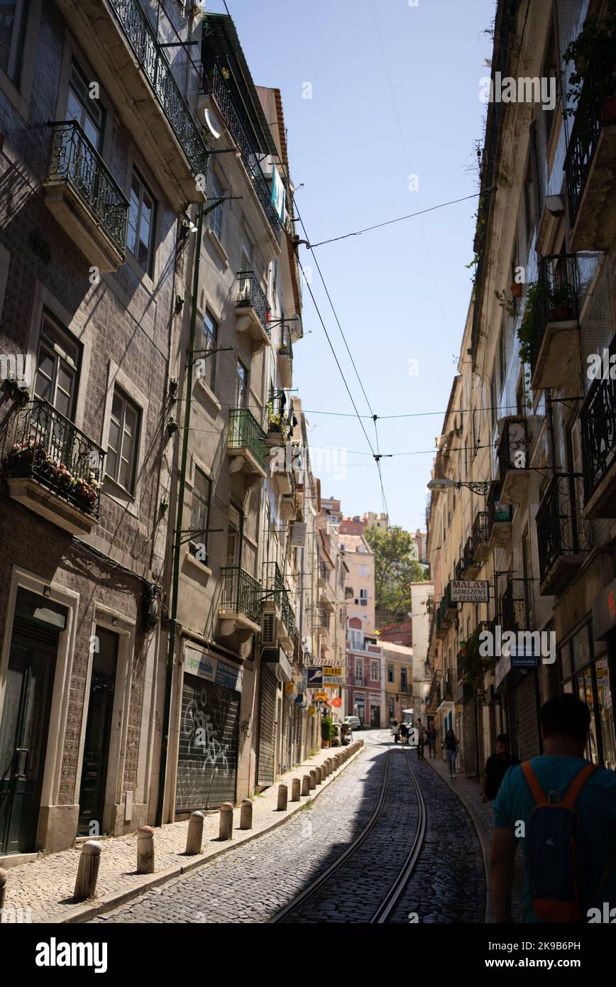 Appartements à l'ancienne architecture au portugal Banque D'Images