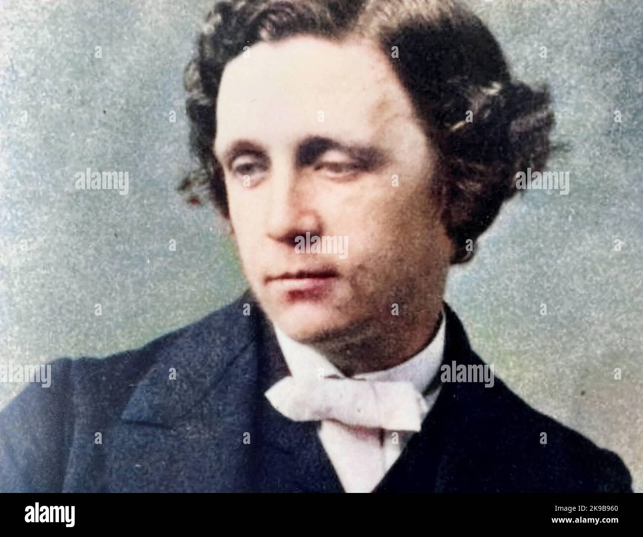 LEWIS CARROLL (1832-1898) Nom réel Charles Dodgson auteur, mathématicien et poète anglais Banque D'Images