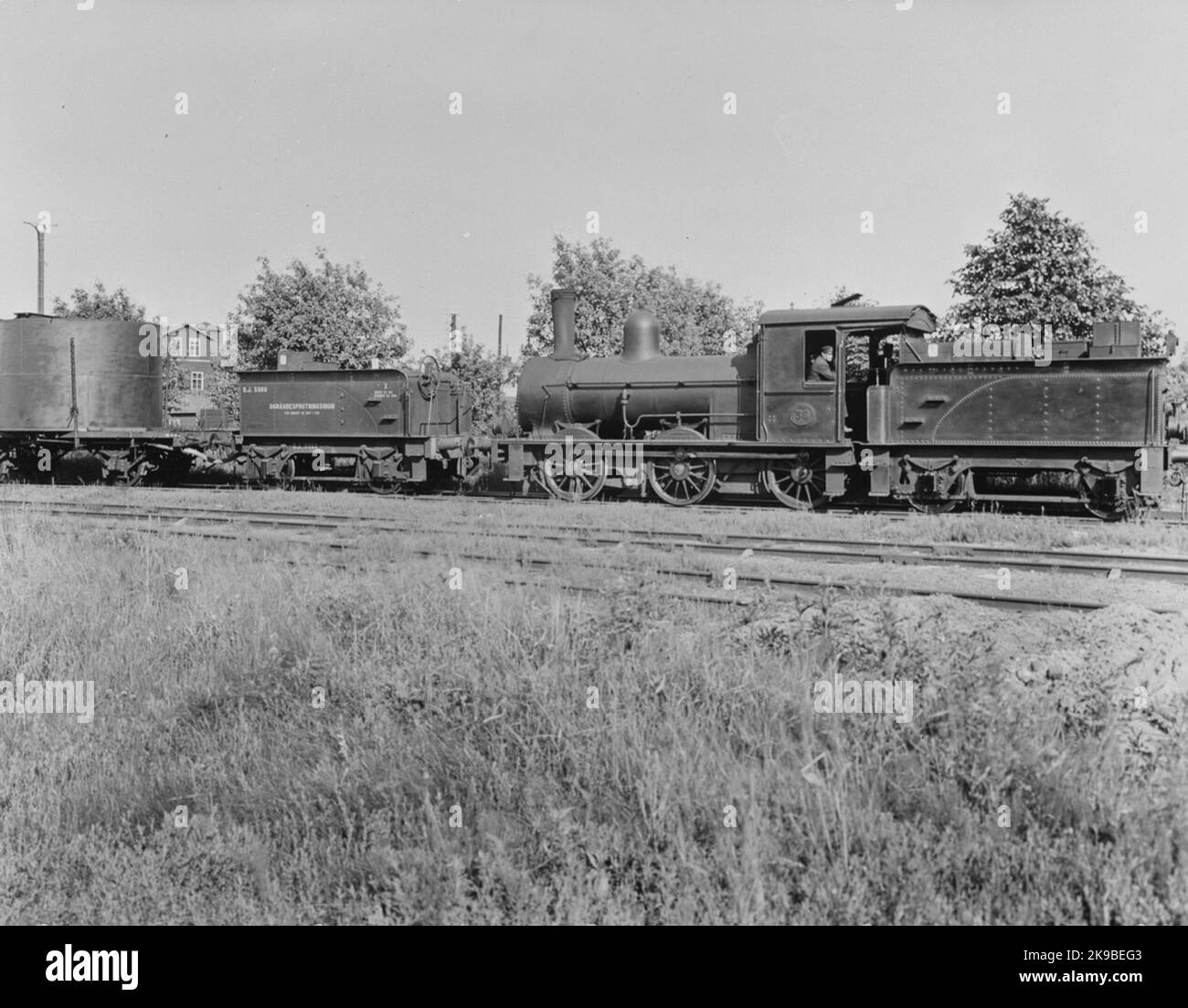 BJ 36 '' train de lutte contre les mauvaises herbes '' BJ, chemin de fer de Bergslagerna Banque D'Images