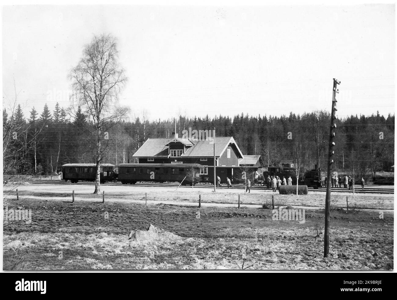 Gare de Gravendal. Banque D'Images
