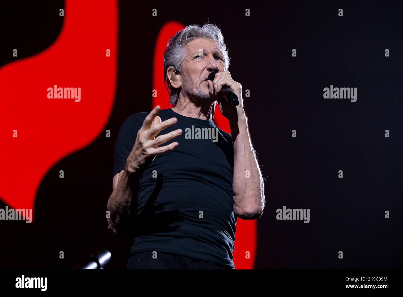 Le musicien Roger Waters de Pink Floyd se présentant à l'aréna Rogers à Vancouver, C.-B., Canada, on 15 septembre 2022 Banque D'Images