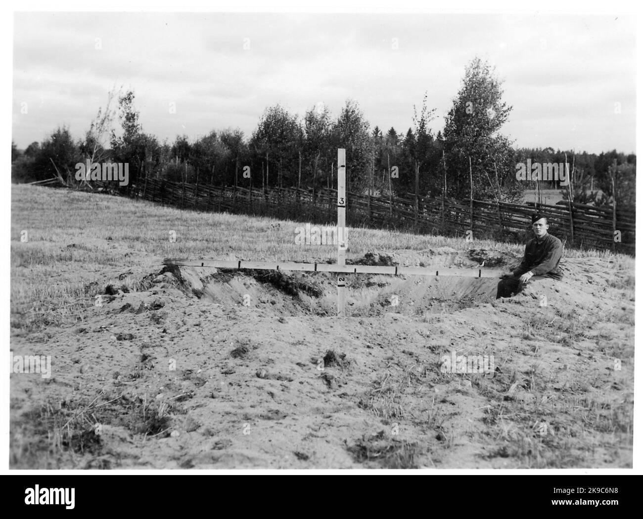 Mesure des effets après des exercices de collision. Banque D'Images