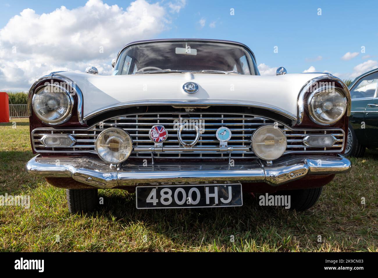 Tarrant Hinton.Dorset.United Kingdom.25 août 2022.Un ancien restauré Vauxhall Cresta est exposé à la foire à vapeur du Grand Dorset Banque D'Images