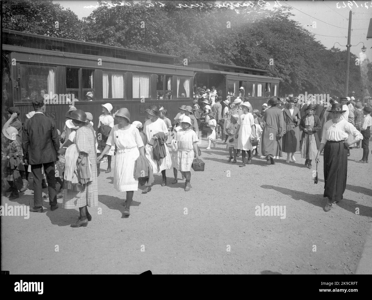 Trains de bain Banque D'Images