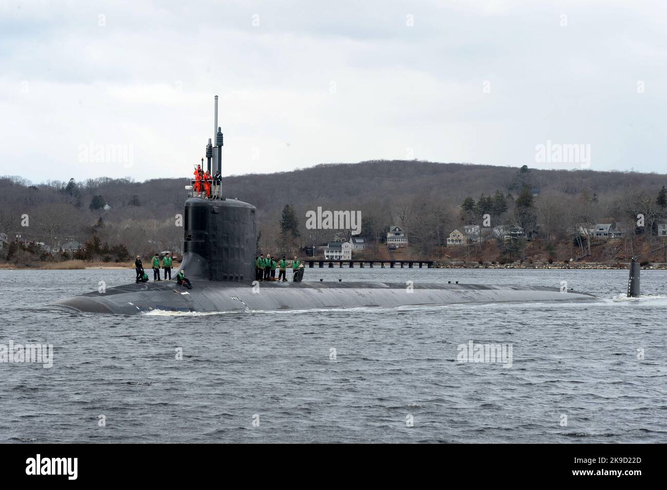 L'USS South Dakota (SSN-790) est un sous-marin de classe Virginia à propulsion nucléaire de la U.S. Navy Banque D'Images