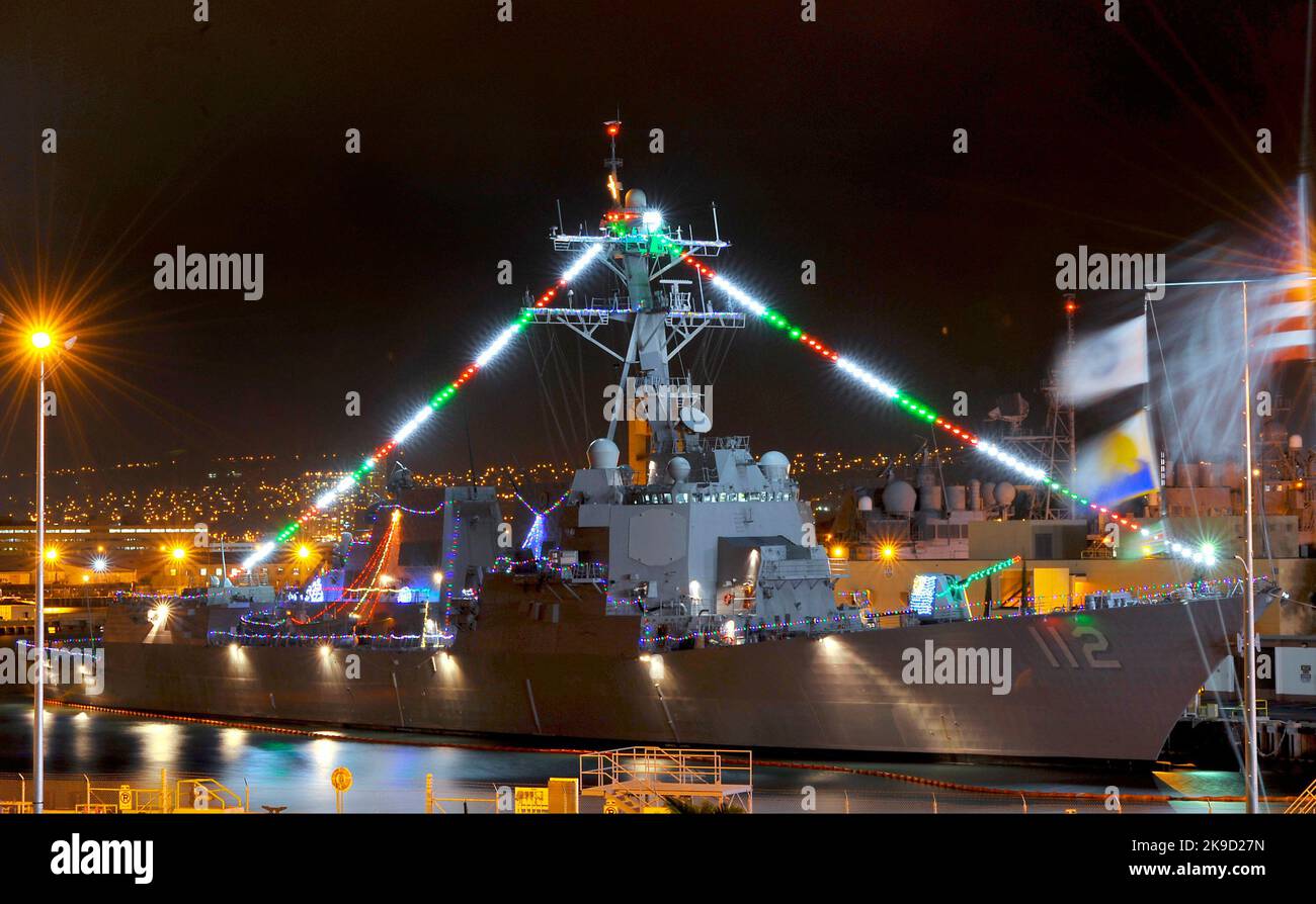 Destroyer de missile guidé USS Michael Murphy (DDG 112) U.S. Navy Banque D'Images