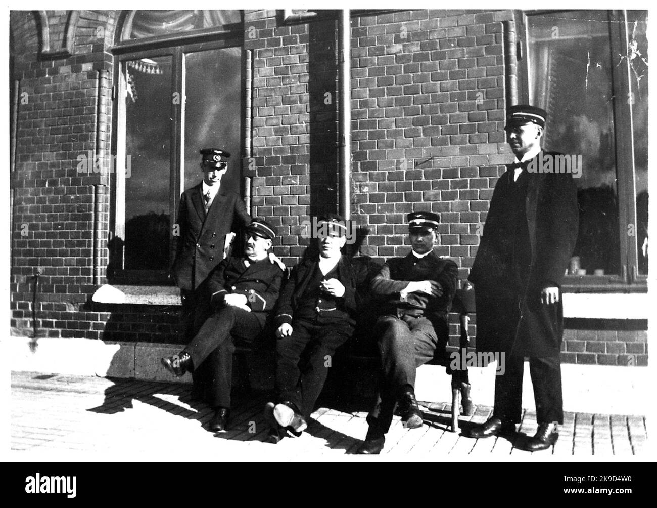 Personnel ferroviaire. Banque D'Images