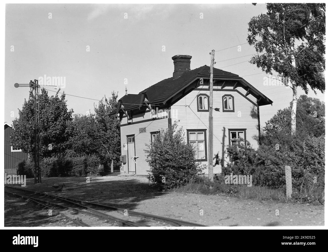 Gare de Persnäs. Banque D'Images