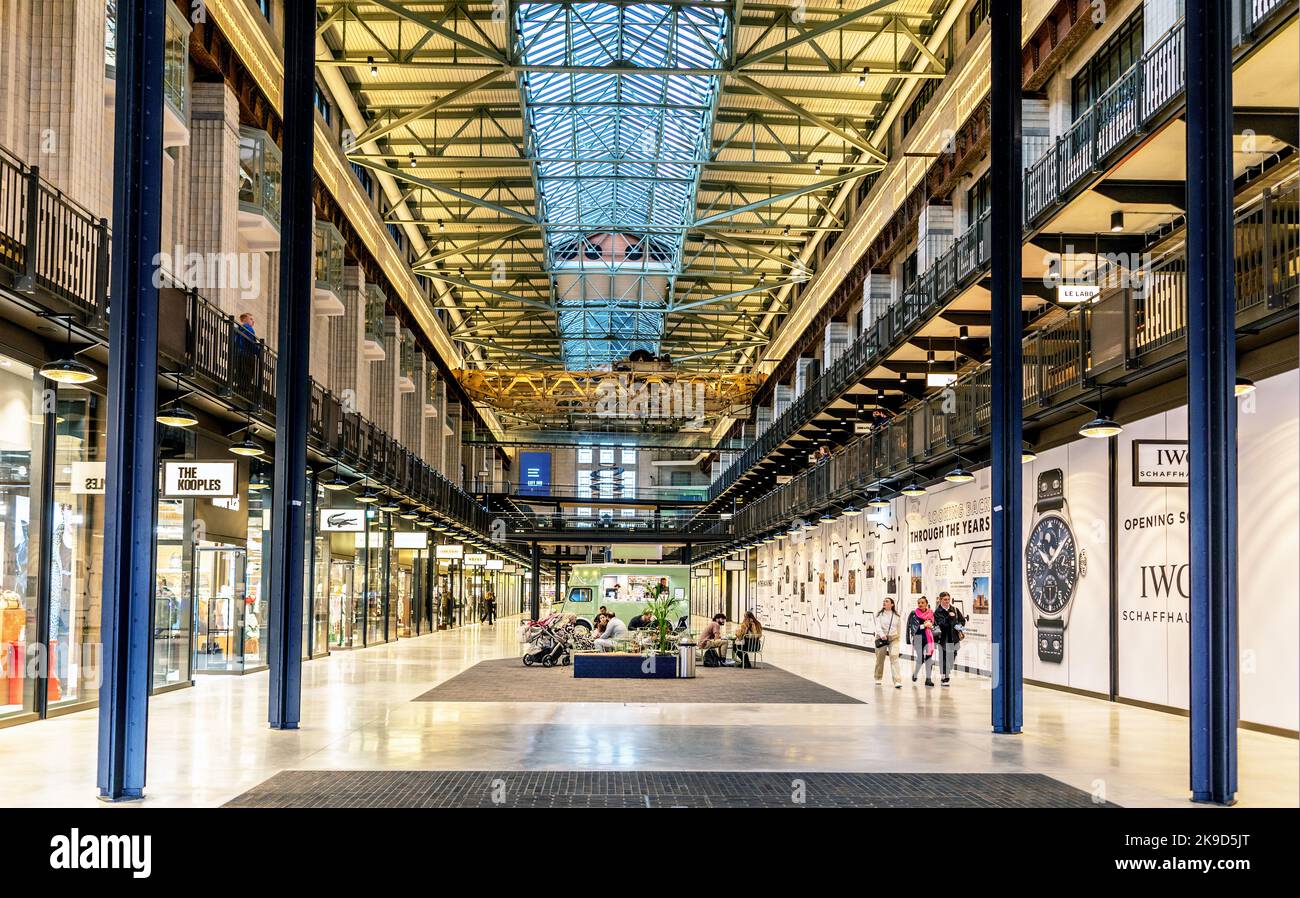 Battersea Power Station Development Interiors Londres Royaume-Uni Banque D'Images