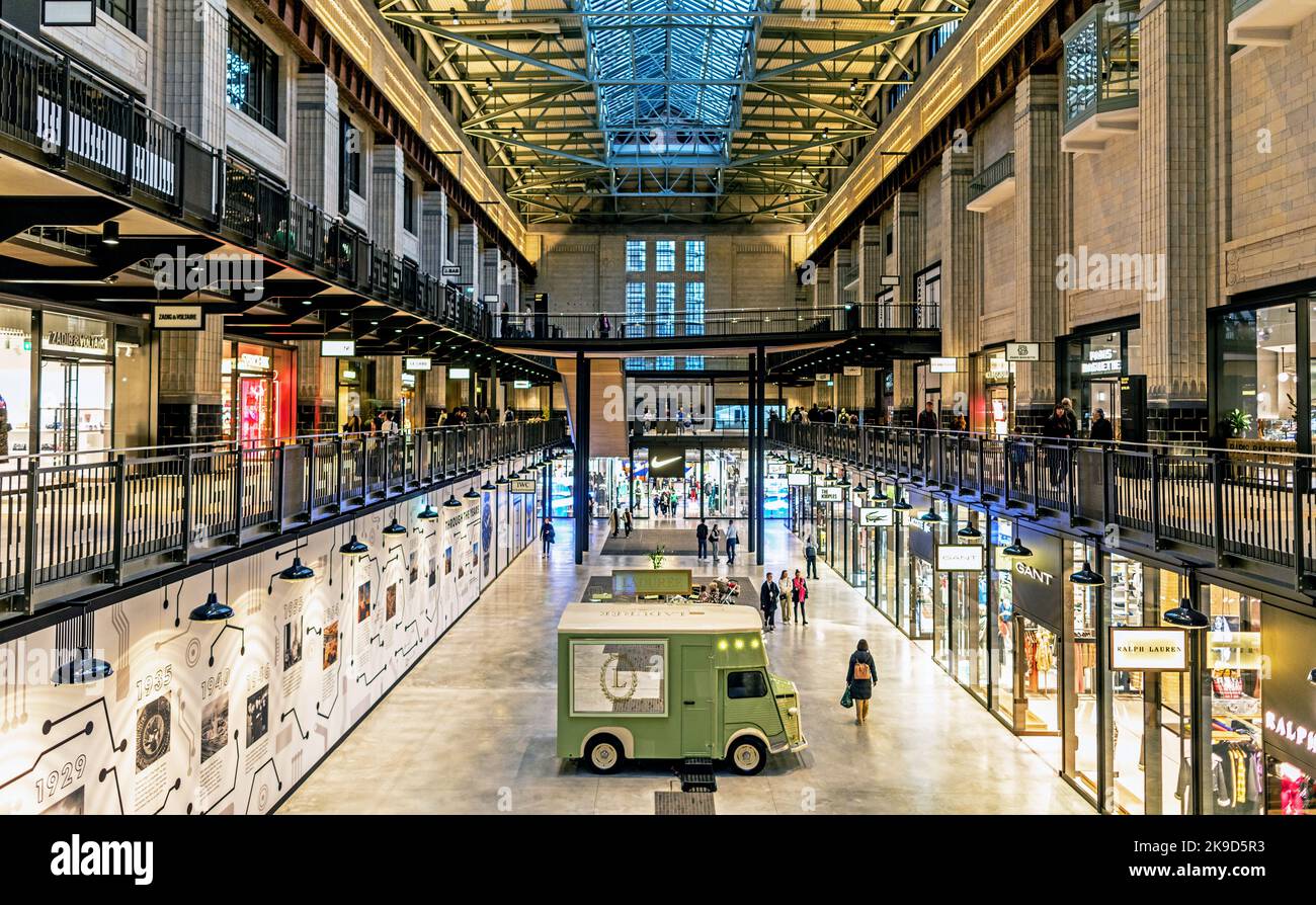 Battersea Power Station Development Interiors Londres Royaume-Uni Banque D'Images