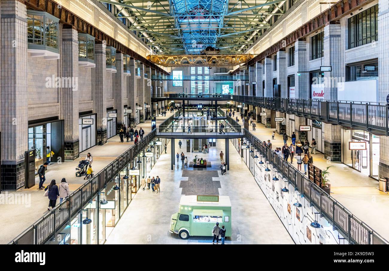 Battersea Power Station Development Interiors Londres Royaume-Uni Banque D'Images