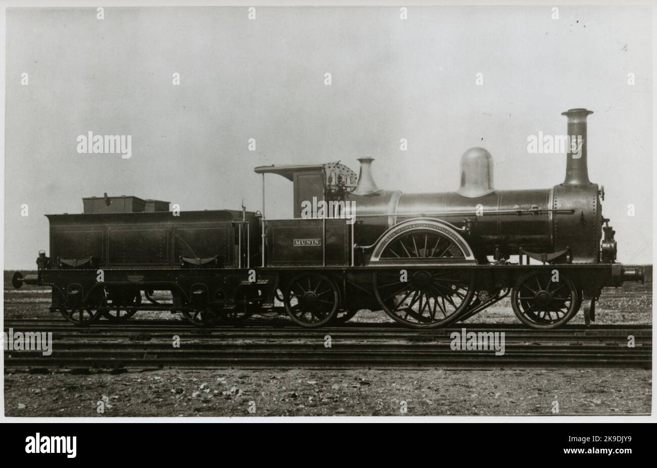 State Railways, SJ A 57 'munin'. Banque D'Images