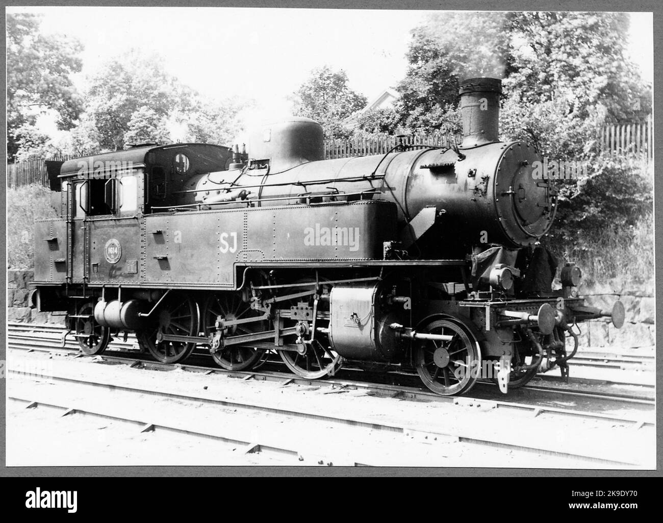 Chemins de fer d'État, SJ S6 1614. Banque D'Images