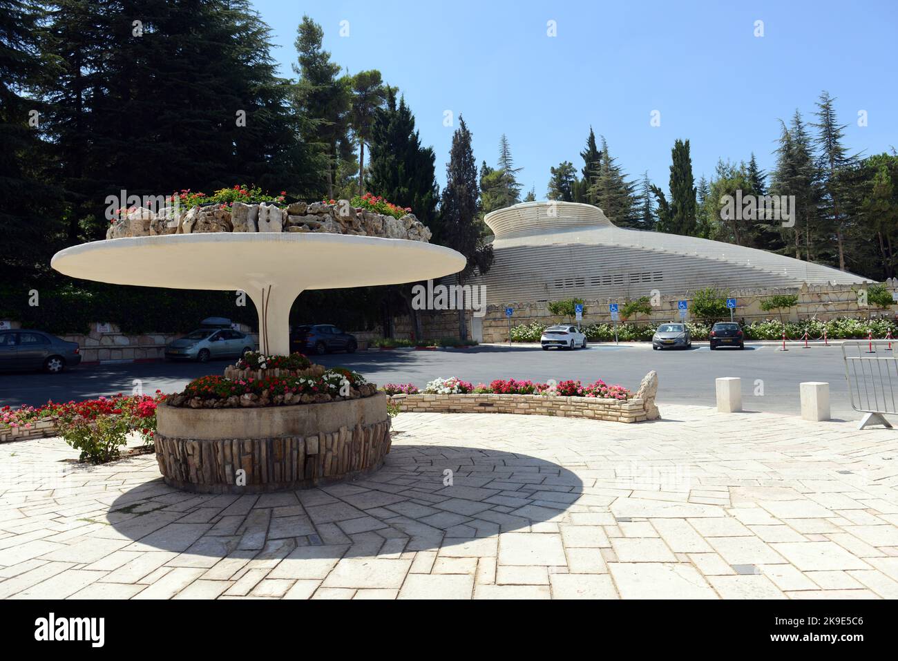 Cimetière militaire sur le mont Herzl, Jérusalem, Israël. Banque D'Images