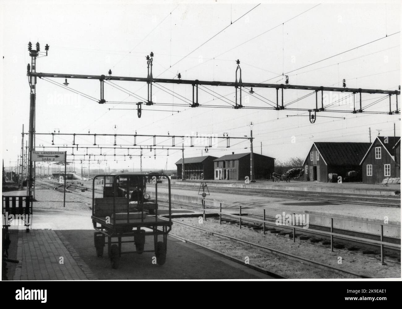 Station Billeberga. Banque D'Images