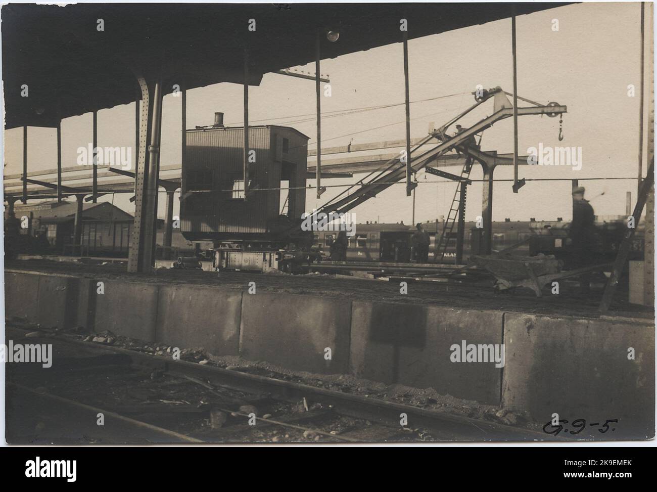 Bâtiment de plate-forme à la gare de Göteborg. Banque D'Images