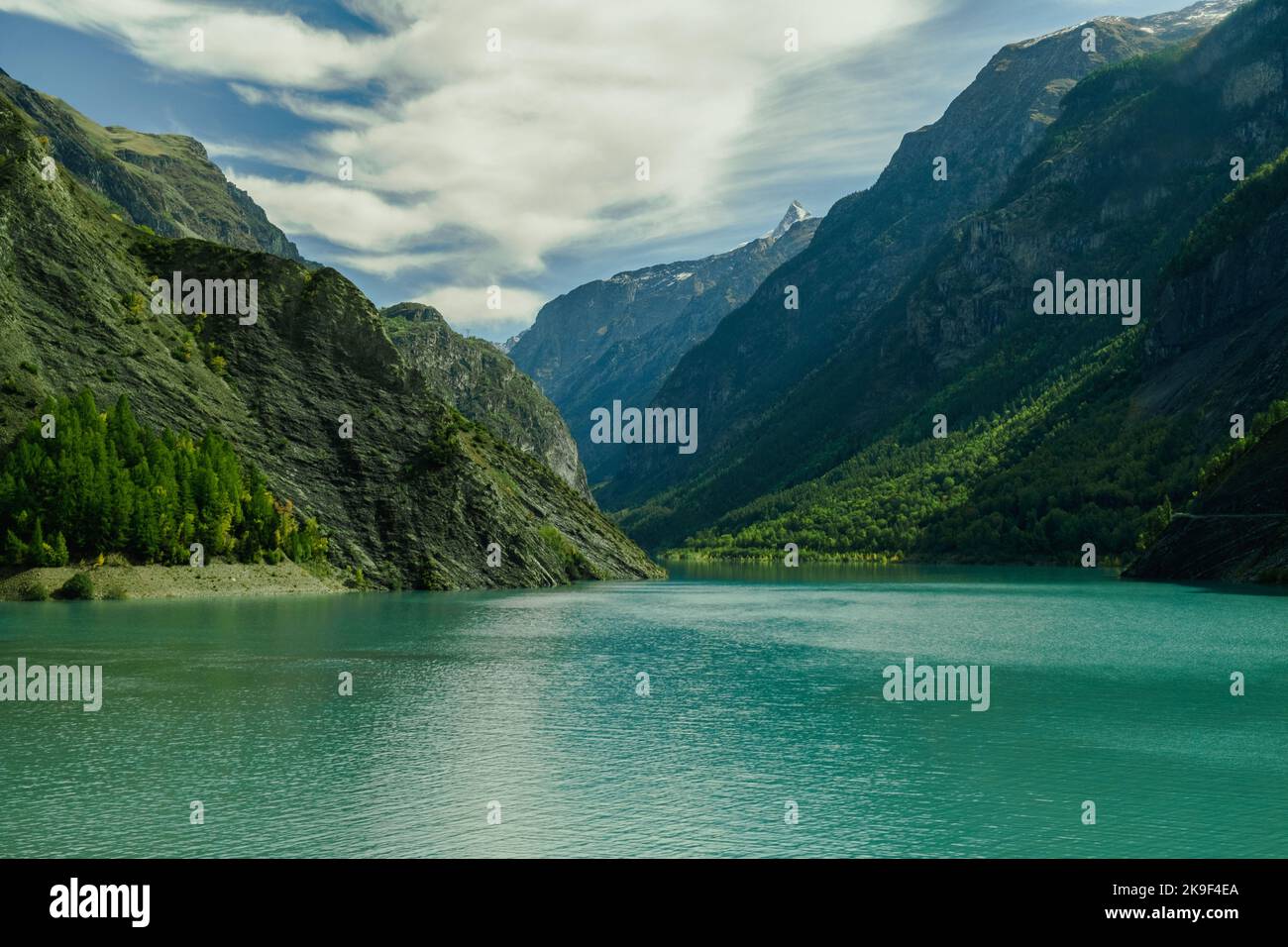 Paysage alpin en octobre. Photo de paysage des Alpes Banque D'Images
